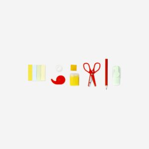 Stationery kit in banana box - Image 2