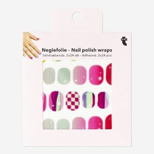 Stick-On Nail Polish Wraps - 24 pcs - Image 1