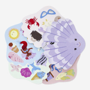 Sticker book. 41 pcs