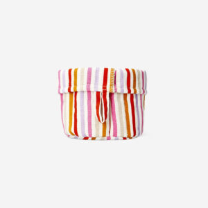 Storage basket with stripes - 17 cm - Image 2
