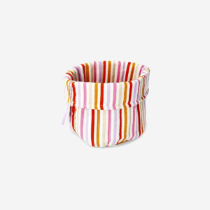Storage basket with stripes - 20 cm - Image 1