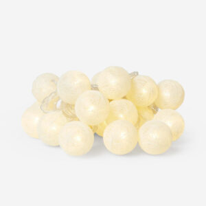 White Ball String Lights - 435 cm - Image 1