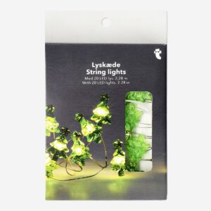 String lights with Christmas trees - 228 cm - Image 1