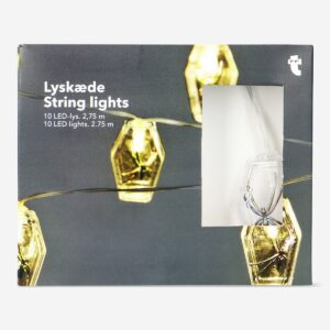 String Lights with Coffins and Spiders - 275 cm - Image 1
