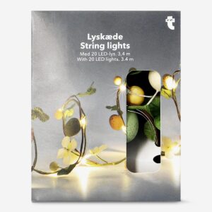String lights with Easter eggs and leaves - 81 cm - Image 1