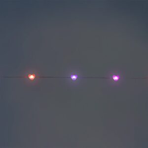 String lights with pink hearts - 220 cm - Image 3