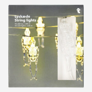 String lights with skeletons - 285 cm - Image 1