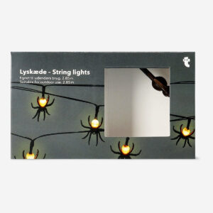 String lights with spiders - 285 cm - Image 1