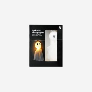 String lights with tulle ghosts - 10 pcs - Image 1