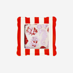 Striped ceramic picture frame - 10x50 cm - Image 1
