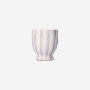 Striped purple flowerpot - Small - Image 2