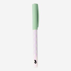 Striped rollerball pen - Image 1