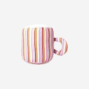 Stripy mug cushion - Image 1