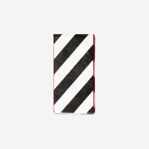 Stripy tissues with red border - 10 pcs - Image 2
