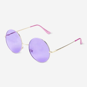 Round purple sunglasses - Image 2