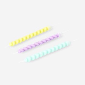 Swirly cake candles - 6 pcs - Image 3