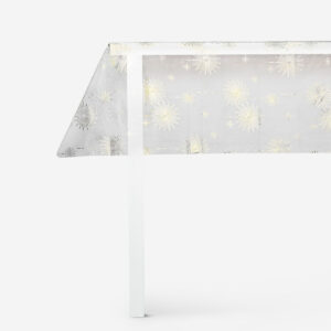 Table cloth with fireworks design - 140x225 cm - Image 1