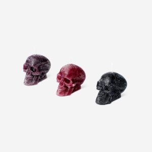 Tealight skull candles - 3 pcs - Image 2