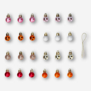 Christmas baubles. 24 pcs