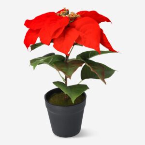 Decorative poinsettia. 30 cm - Image 2