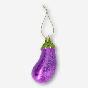 Christmas bauble. Aubergine - Image 1