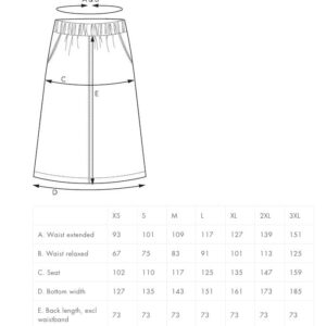 The Assembly Line A-LINE MIDI SKIRT PATTERN XS - L - Image 8