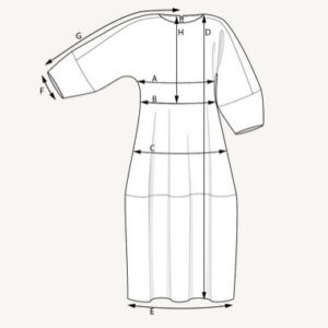 The Assembly Line BARREL DRESS PATTERN XS - L - Image 5