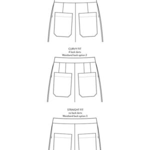 The Assembly Line BARREL LEG TROUSERS PATTERN XS - L - Image 4