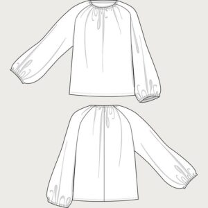 The Assembly Line BILLOW BLOUSE PATTERN XS - L - Image 4