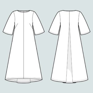 The Assembly Line BOX PLEAT DRESS PATTERN - Image 3
