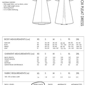 The Assembly Line BOX PLEAT DRESS PATTERN - Image 5