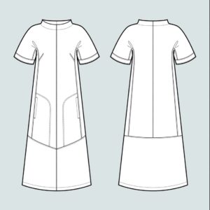 The Assembly Line CAP SLEEVE DRESS PATTERN - Image 3