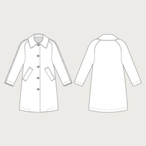 The Assembly Line CAR COAT PATTERN XS - L - Image 4