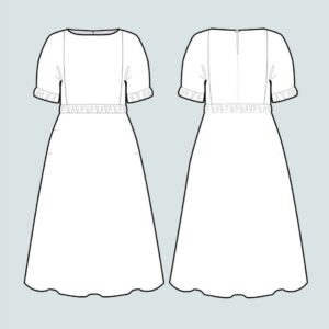 The Assembly Line CUFF DRESS PATTERN XS-L - Image 3