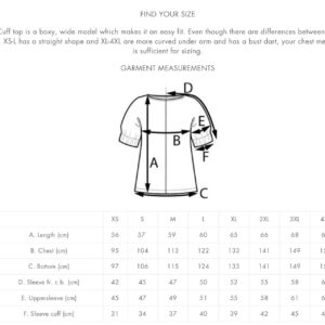 The Assembly Line CUFF TOP PATTERN XS-L - Image 5