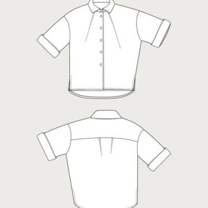 The Assembly Line FRONT PLEAT SHIRT PATTERN XS - L - Image 4
