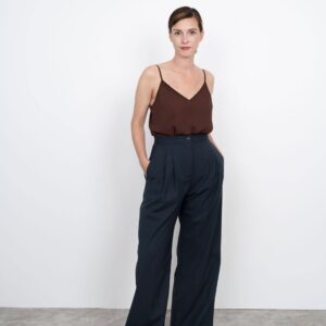 The Assembly Line HIGH-WAISTED TROUSERS PATTERN XS-L - Image 1