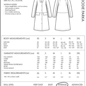 The Assembly Line HOODIE PARKA PATTERN - Image 7