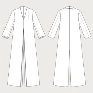 The Assembly Line MAXI JUMPSUIT PATTERN XS - L - Image 4