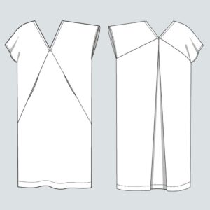 The Assembly Line MINIMALIST KAFTAN DRESS PATTERN - Image 4