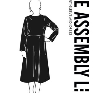 The Assembly Line MULTI SLEEVE MIDI DRESS PATTERN XL-3XL - Image 4