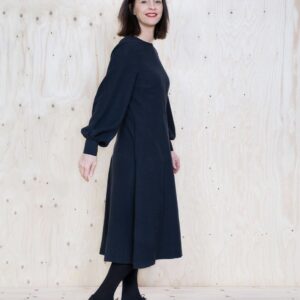 The Assembly Line MULTI SLEEVE MIDI DRESS PATTERN XS-L