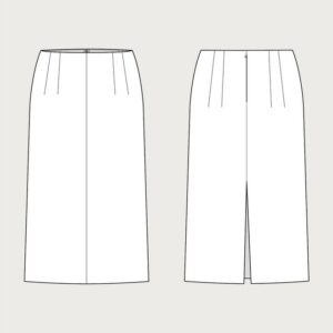 The Assembly Line PENCIL SKIRT PATTERN XS - L - Image 4