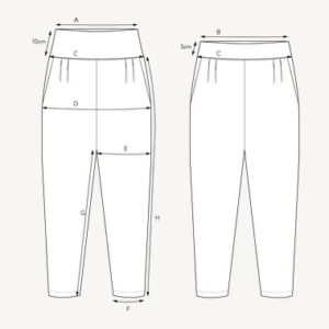 The Assembly Line PLEATED TROUSERS PATTERN XS - L - Image 5