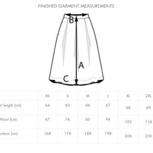The Assembly Line THREE PLEAT SKIRT PATTERN XL-3XL - Image 5