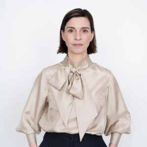 The Assembly Line TIE BOW BLOUSE PATTERN XS - L