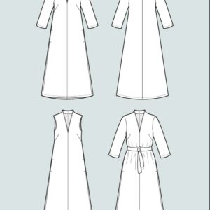The Assembly Line V-NECK DRESS PATTERN - Image 3