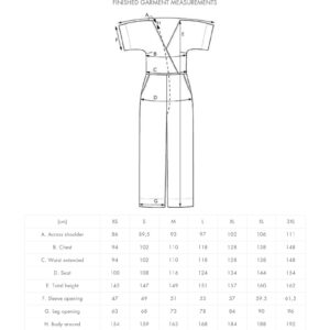 The Assembly Line WIDE-LEG JUMPSUIT PATTERN XL-3XL - Image 5