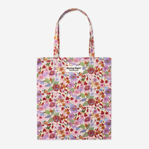 Tote bag with fall flowers - Image 1