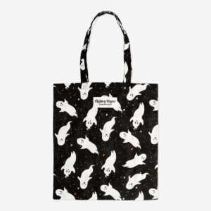 Tote bag with ghosts - Image 1